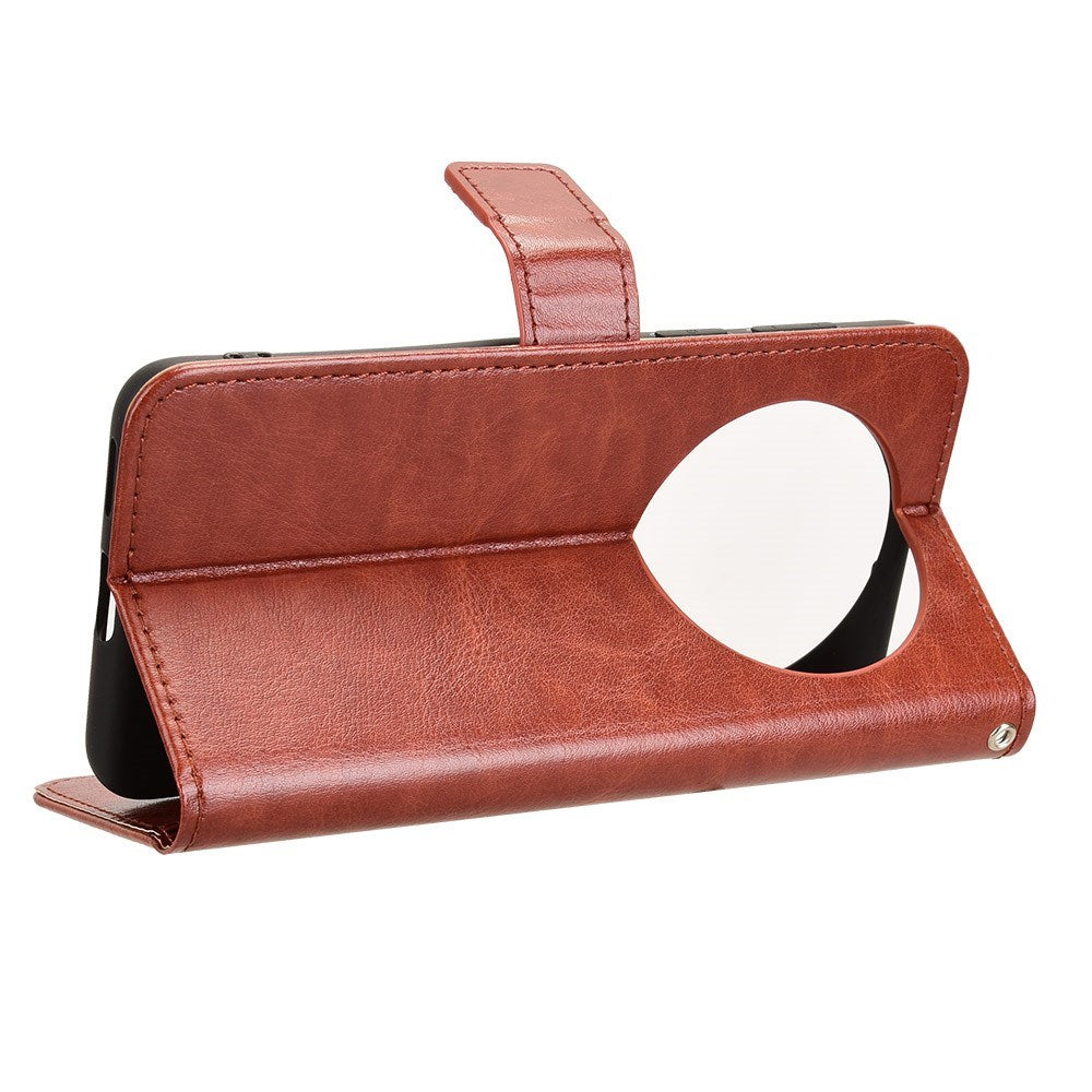 EIDERWOOD - Huawei Mate 70 Pro+ / 70 Pro - Kunstlæder Flip Cover m. Strop - Brun