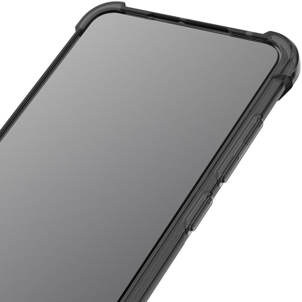 Asus ROG Phone 9 (5G) / 9 Pro (5G) - IMAK - Fleksibelt Plastik Bagside Cover - Gennemsigtig / Sort