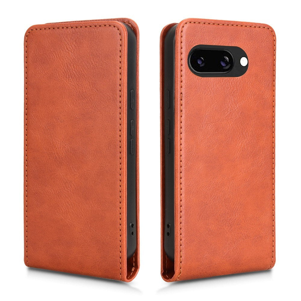 EIDERWOOD - Google Pixel 9a - Kunstlæder Flip Cover m. Kortlomme - Orange