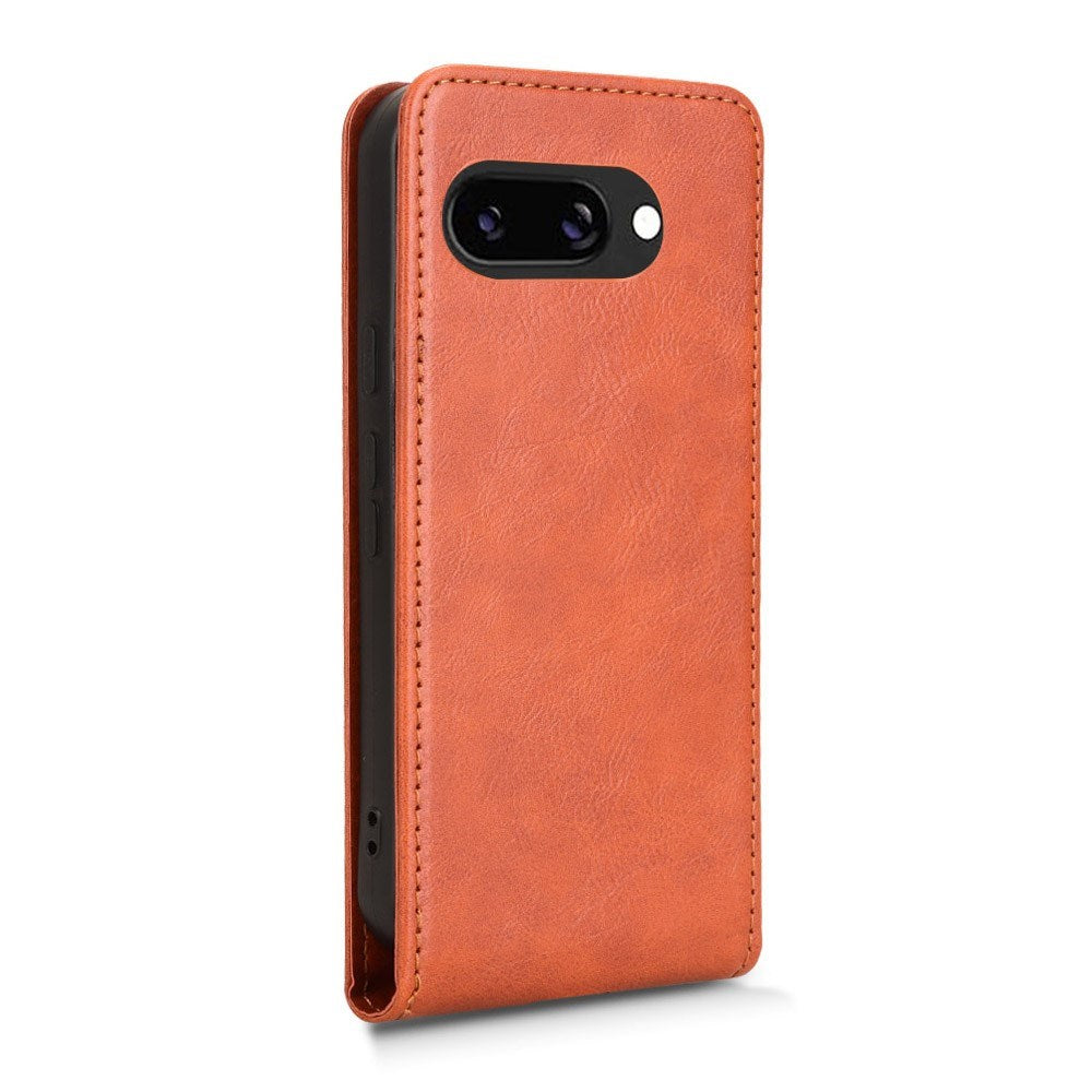 EIDERWOOD - Google Pixel 9a - Kunstlæder Flip Cover m. Kortlomme - Orange