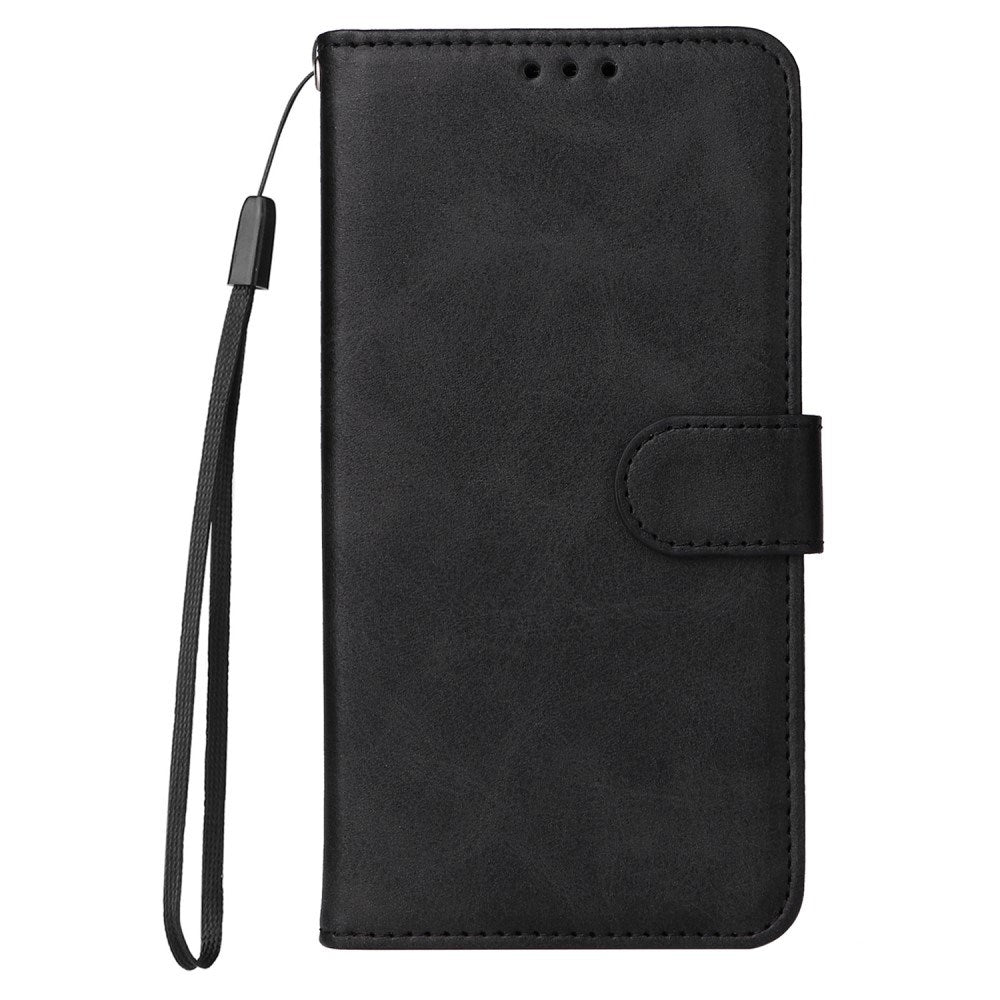 EIDERWOOD - Honor Magic7 Lite Kunstlæder Flip Cover m. Strop - Sort