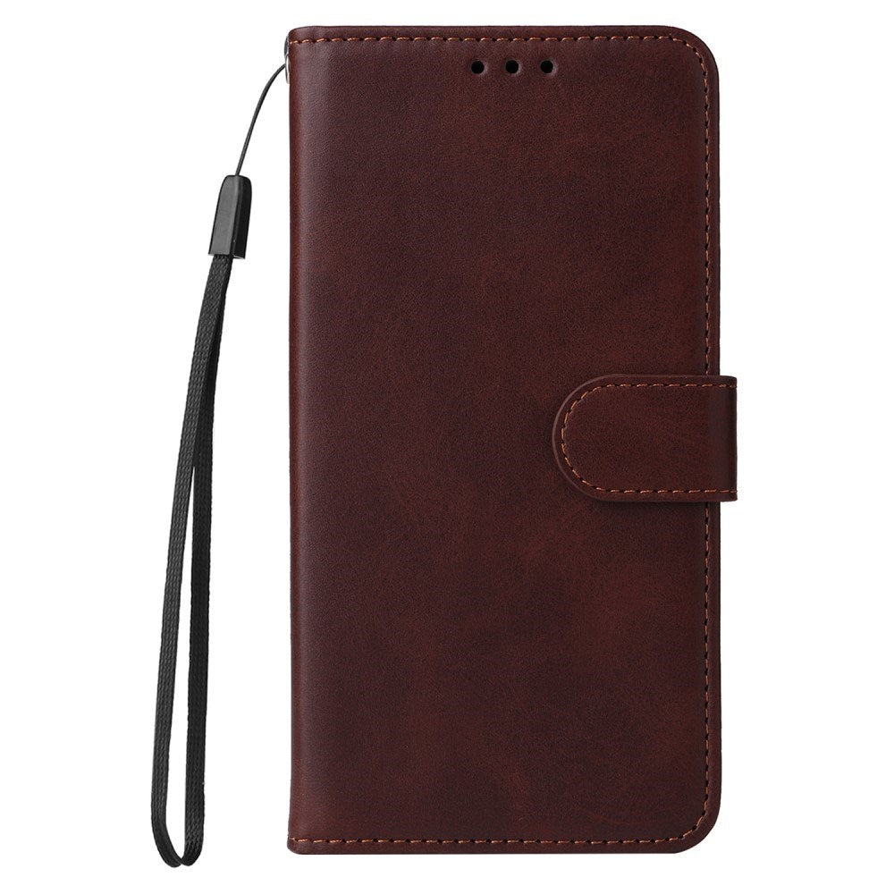 EIDERWOOD - Honor Magic7 Lite Kunstlæder Flip Cover m. Strop - Brun