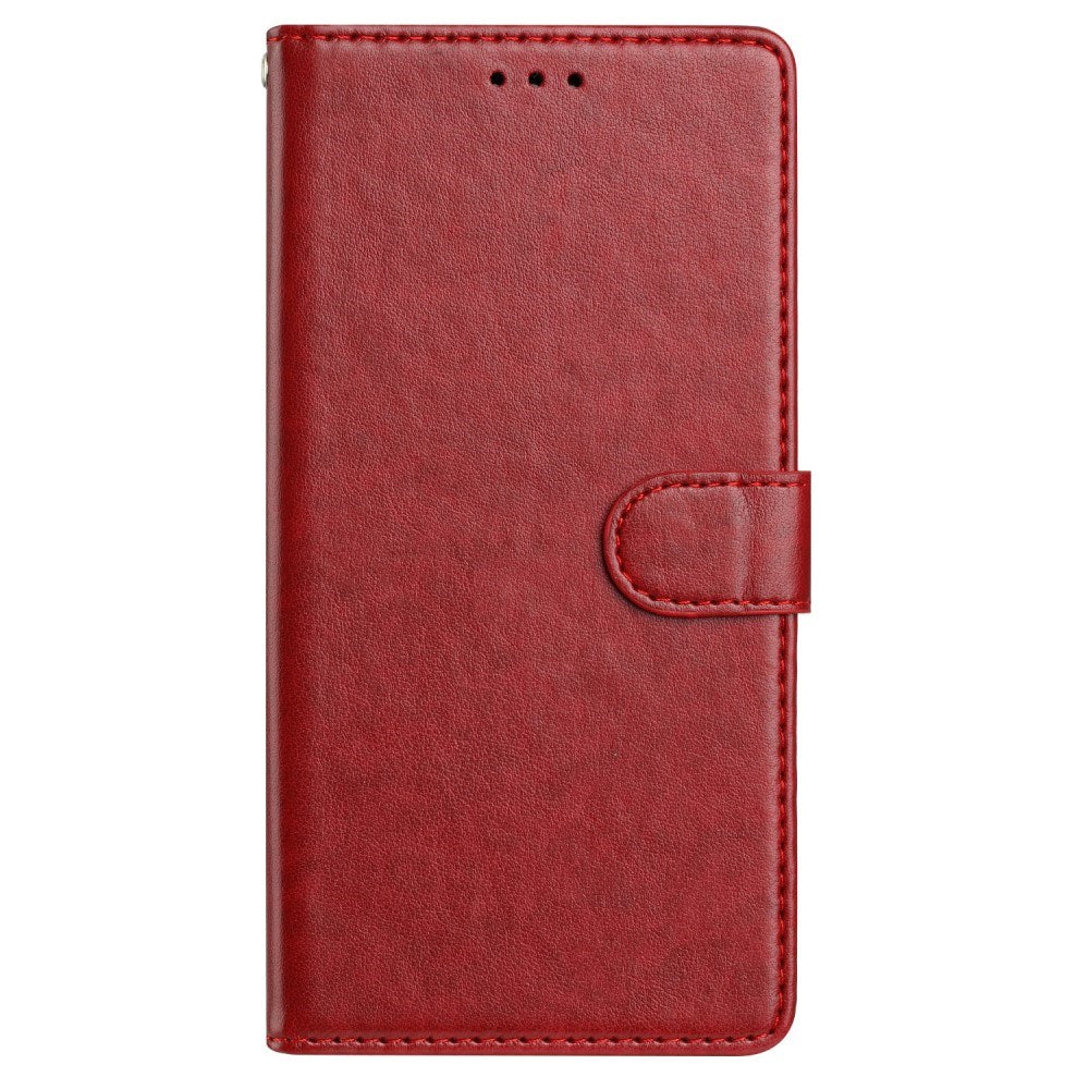 EIDERWOOD - Samsung Galaxy A26 (5G) - Kunstlæder Flip Cover m. Strop - Rød