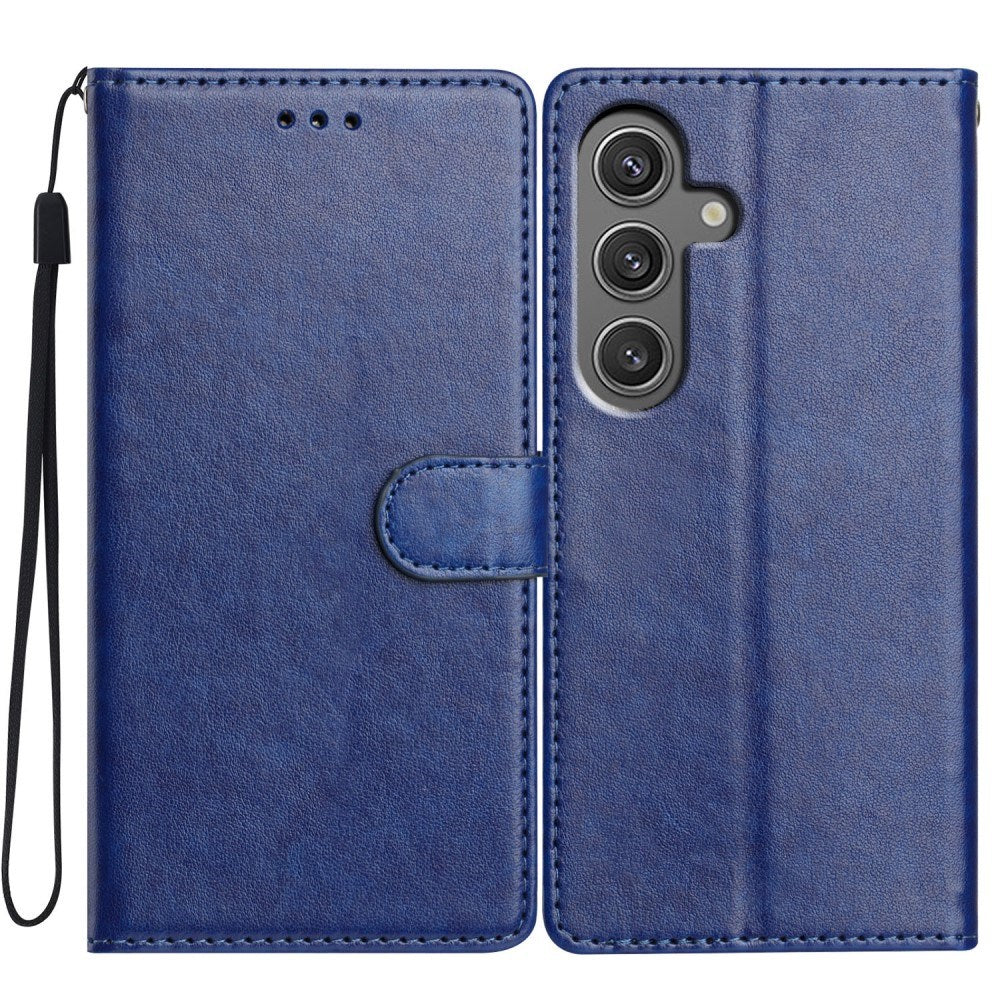 EIDERWOOD - Samsung Galaxy A26 (5G) - Kunstlæder Flip Cover m. Strop - Blå