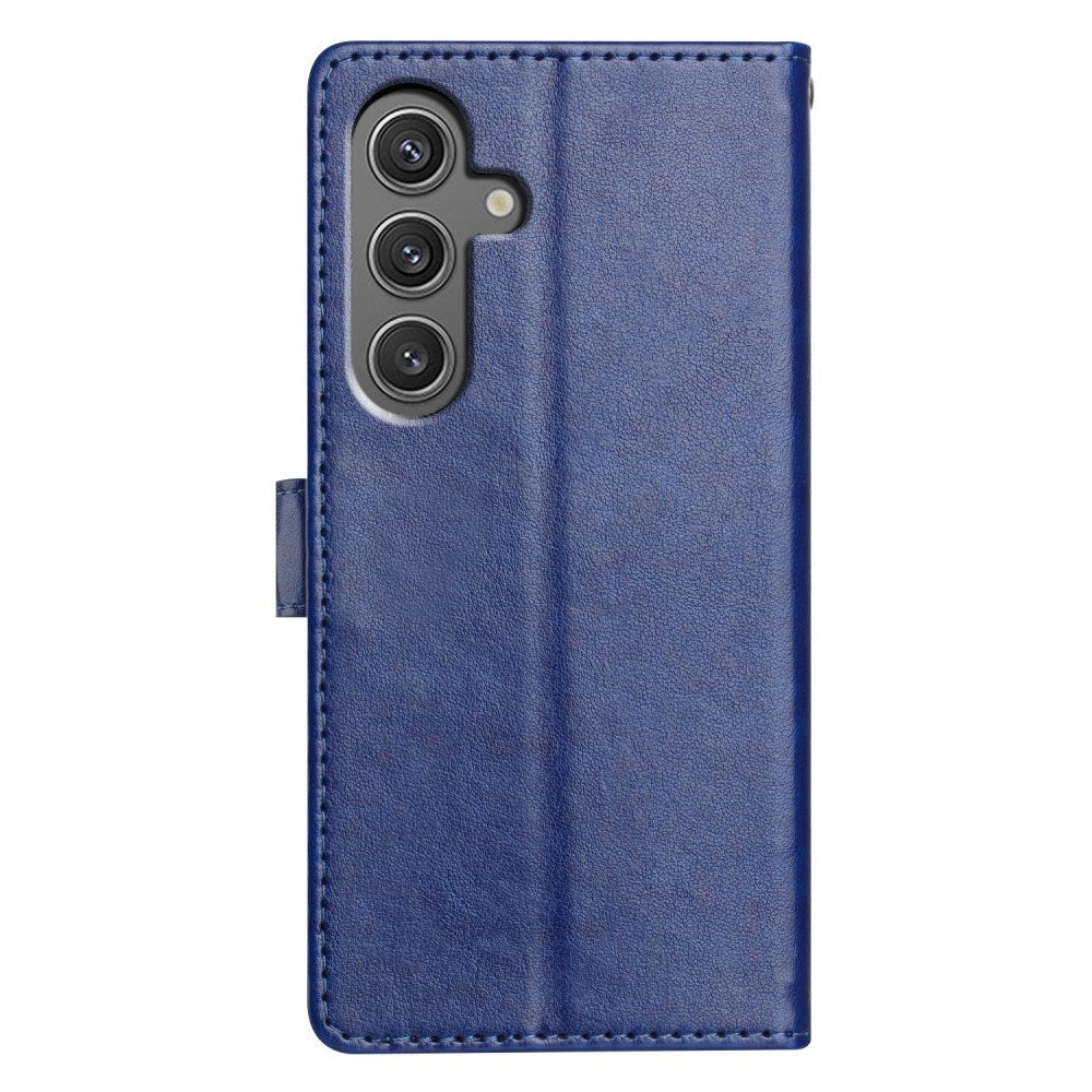 EIDERWOOD - Samsung Galaxy A26 (5G) - Kunstlæder Flip Cover m. Strop - Blå