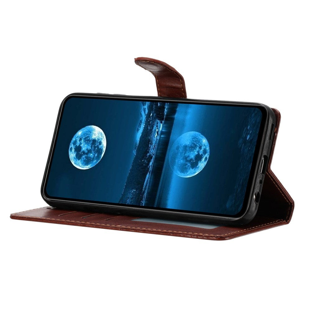 EIDERWOOD - Samsung Galaxy A26 (5G) - Kunstlæder Flip Cover m. Strop - Brun