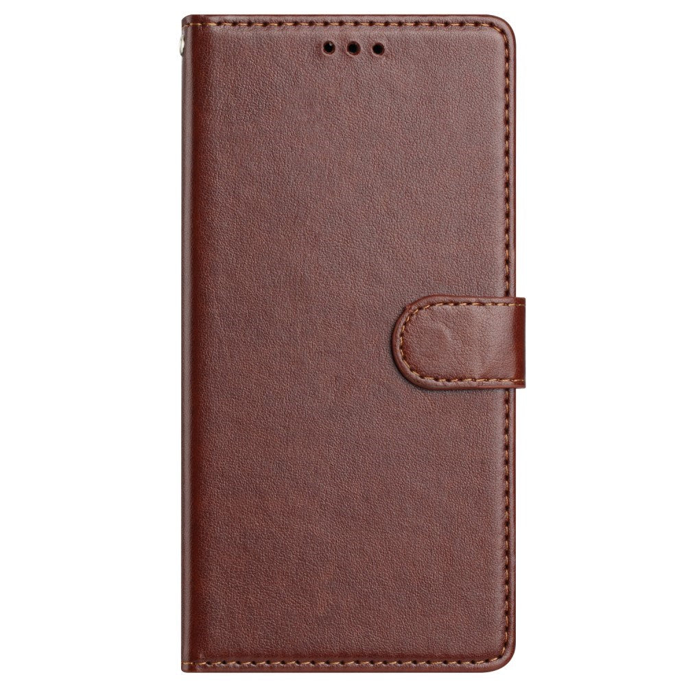 EIDERWOOD - Samsung Galaxy A26 (5G) - Kunstlæder Flip Cover m. Strop - Brun