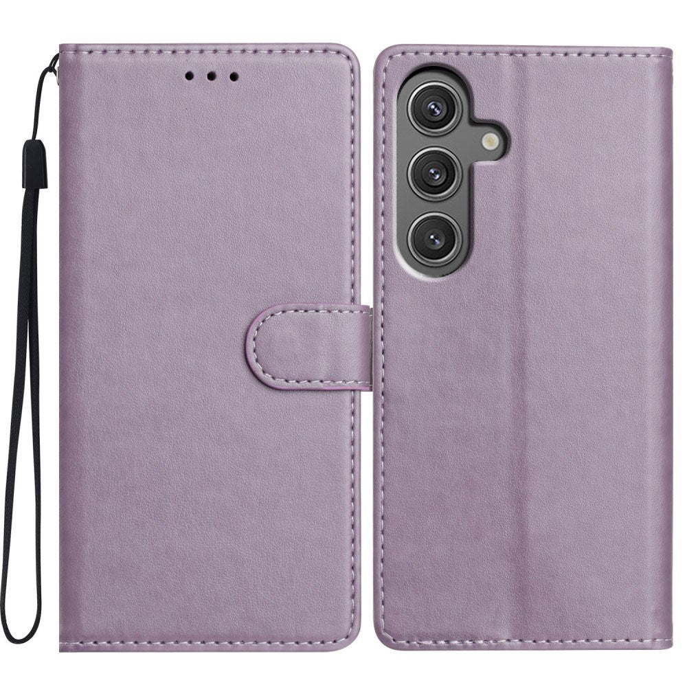 EIDERWOOD - Samsung Galaxy A56 (5G) - Kunstlæder Flip Cover m. Strop - Lilla