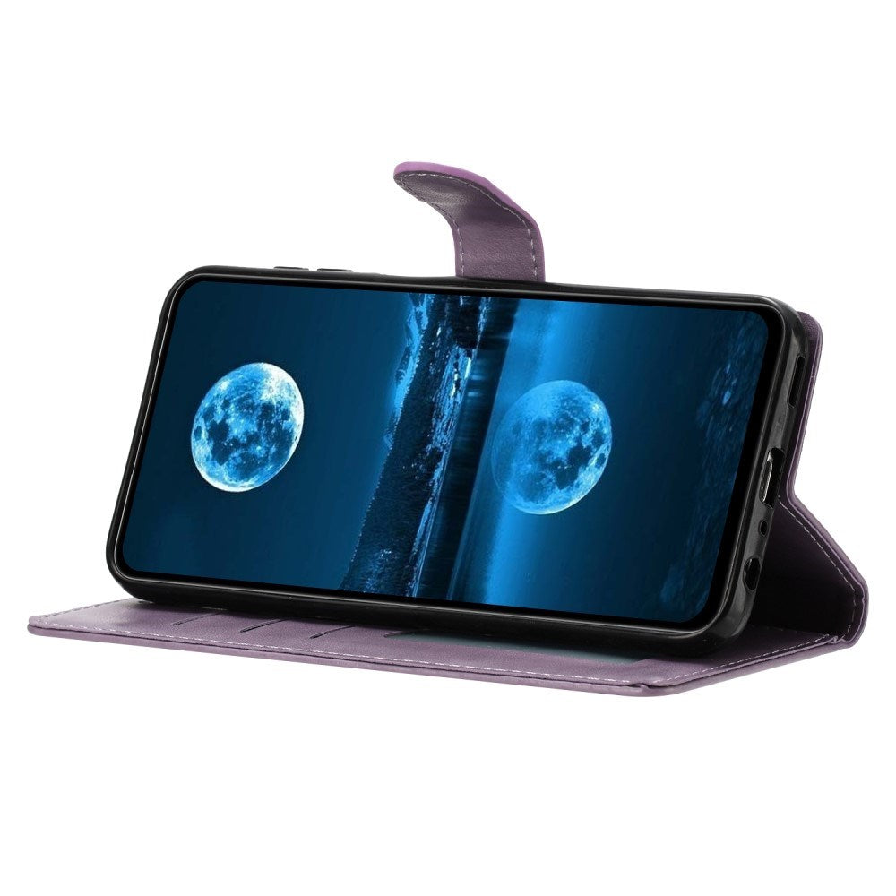 EIDERWOOD - Samsung Galaxy A56 (5G) - Kunstlæder Flip Cover m. Strop - Lilla