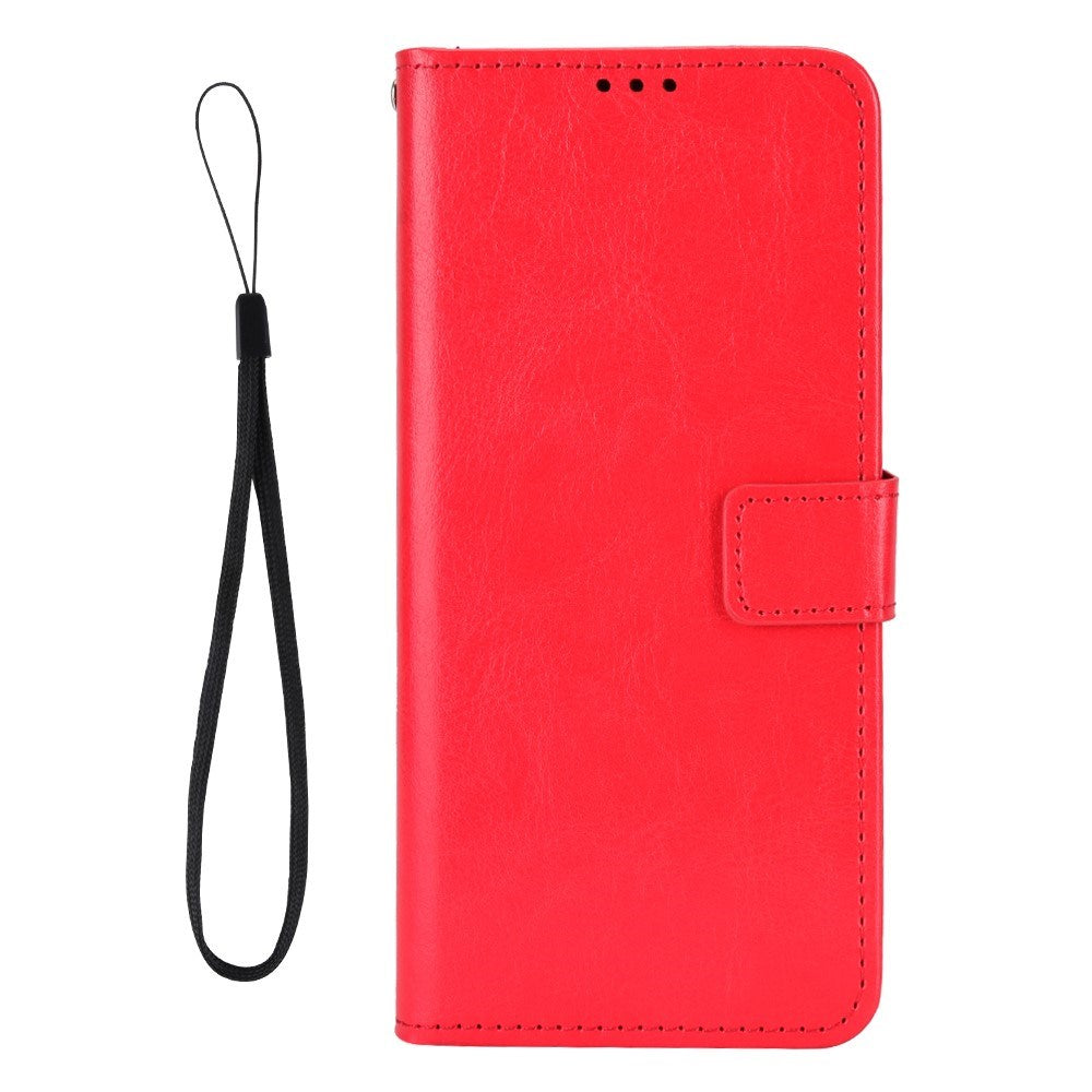 EIDERWOOD - Xiaomi Redmi Note 14 (5G) - Kunstlæder Flip Cover m. Strop - Rød