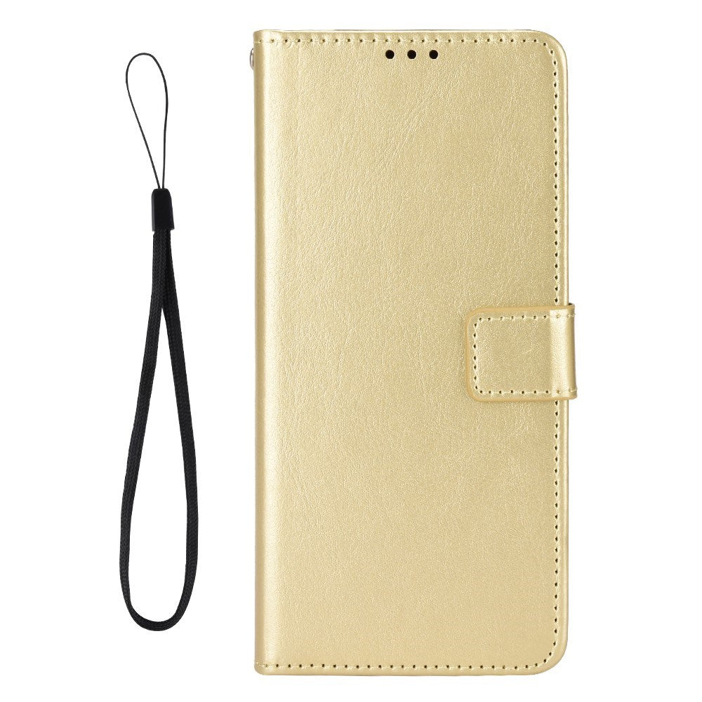 EIDERWOOD - Xiaomi Redmi Note 14 (5G) - Kunstlæder Flip Cover m. Strop - Guld