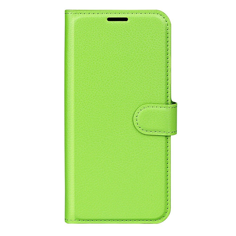 EIDERWOOD - iPhone 17e / 16e - Kunstlæder Flip Cover m. Kortholder & Ståfunktion - Grøn