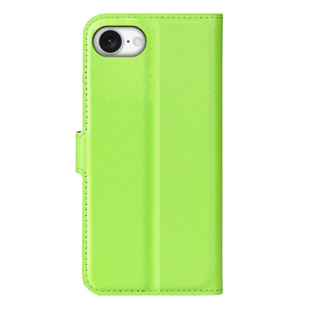 EIDERWOOD - iPhone 17e / 16e - Kunstlæder Flip Cover m. Kortholder & Ståfunktion - Grøn