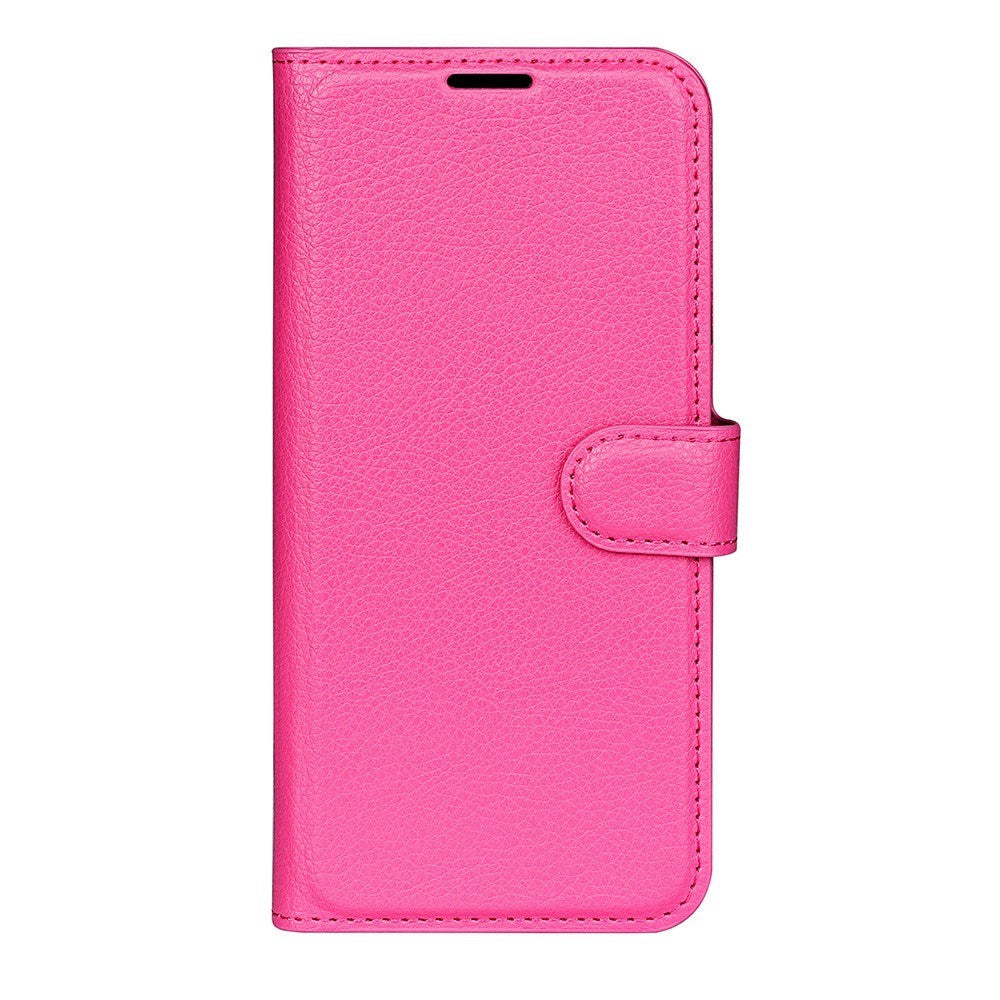 EIDERWOOD - iPhone 17e / 16e - Kunstlæder Flip Cover m. Kortholder & Ståfunktion - Pink