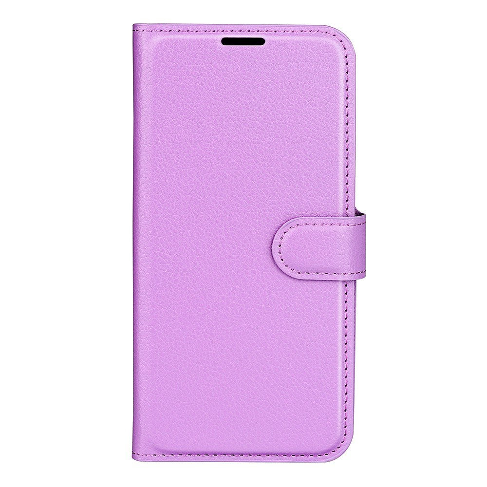 EIDERWOOD - iPhone 17e / 16e - Kunstlæder Flip Cover m. Kortholder & Ståfunktion - Lilla
