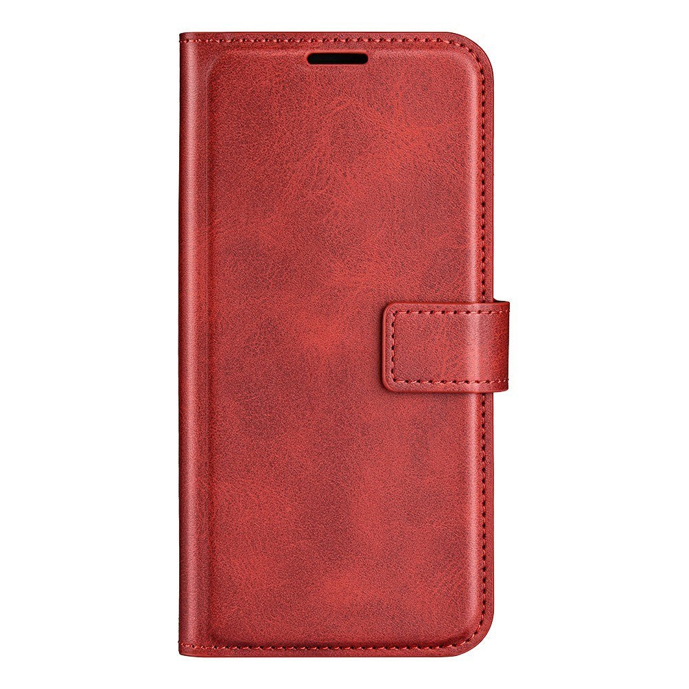 EIDERWOOD - iPhone 17e / 16e - Kunstlæder Flip Cover - Rød