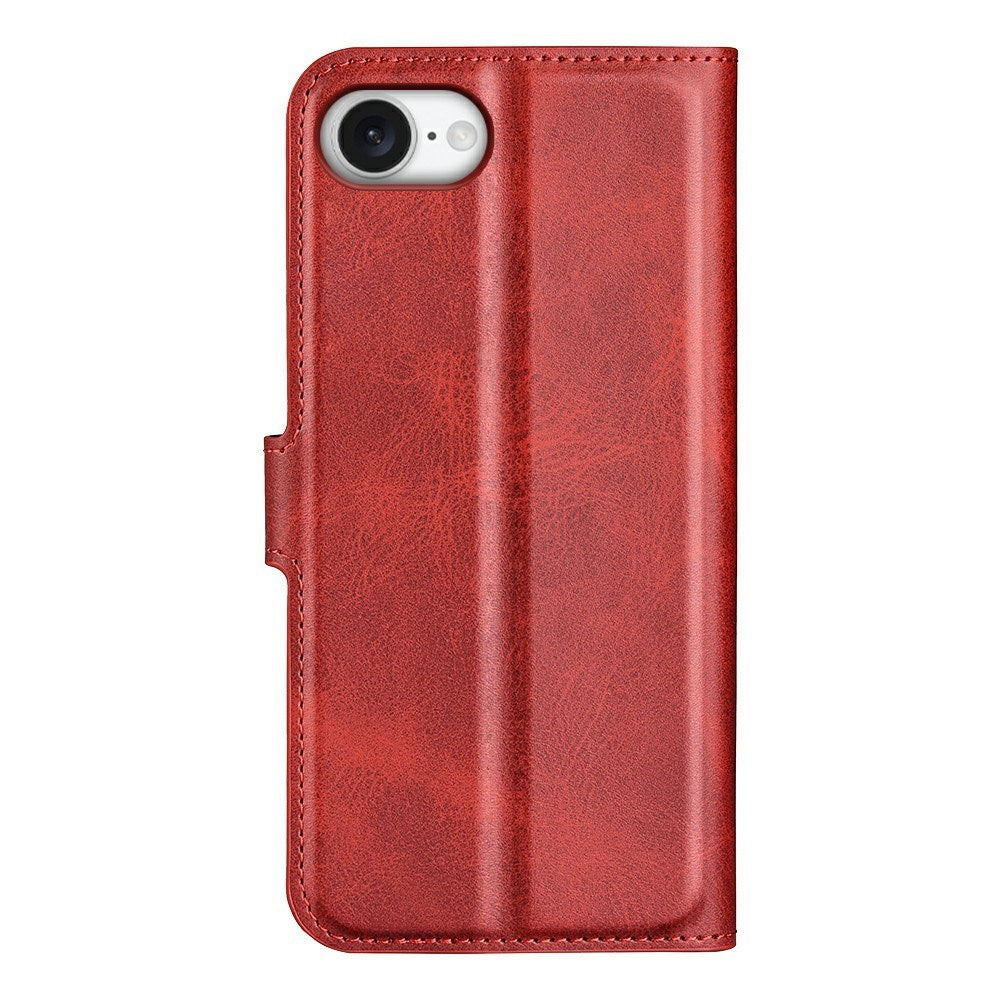 EIDERWOOD - iPhone 17e / 16e - Kunstlæder Flip Cover - Rød