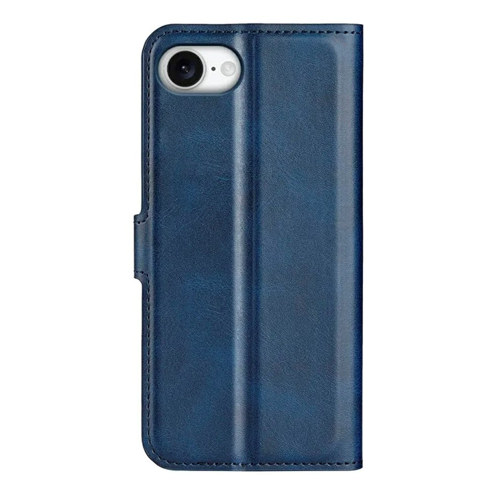 EIDERWOOD - iPhone 17e / 16e - Kunstlæder Flip Cover - Blå