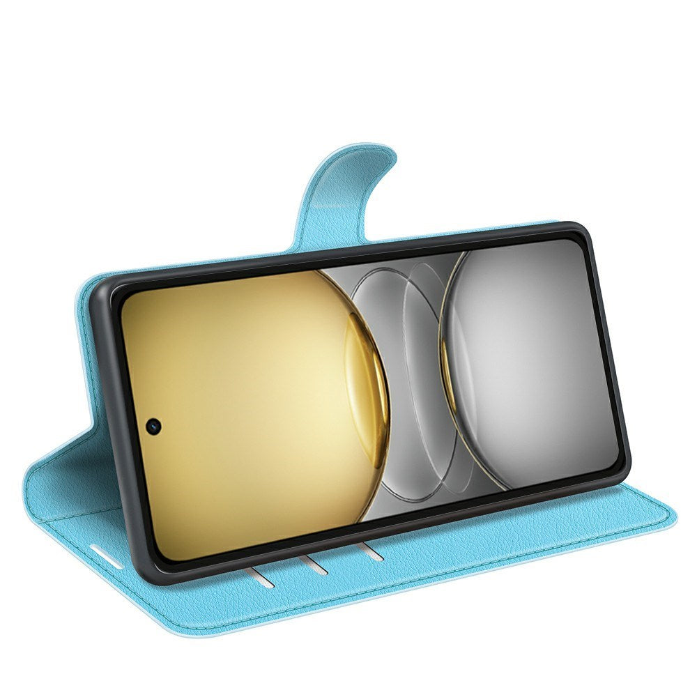 EIDERWOOD - Realme C75 - Kunstlæder Flip Cover m. Kortholder & Ståfunktion - Blå