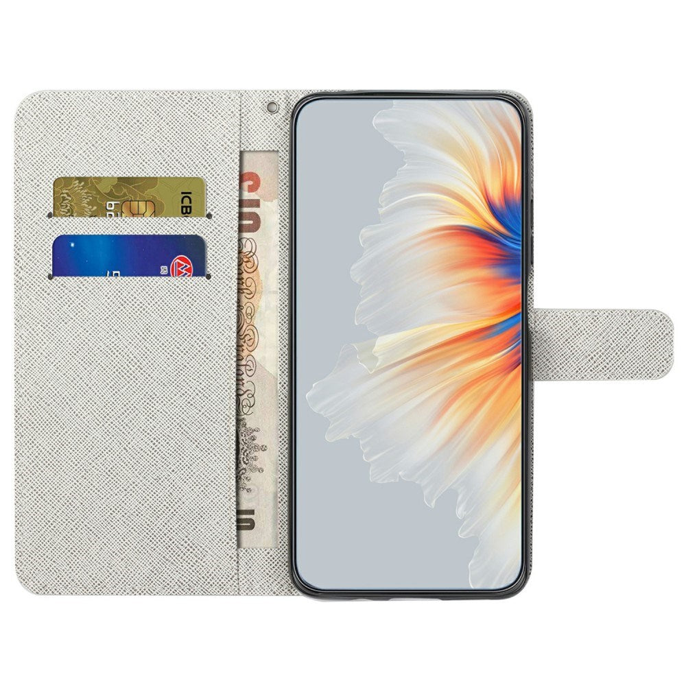 EIDERWOOD - Motorola Moto G17 Power / G17 / G15 Power / G15 - Kunstlæder Flip Cover m. Motiv - Blomst / Sommerfugl