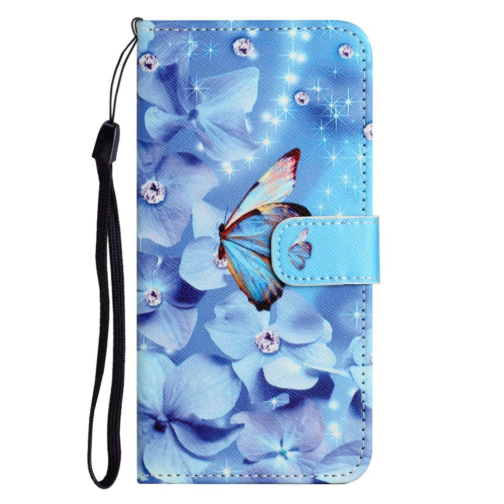 EIDERWOOD - Motorola Moto G17 Power / G17 / G15 Power / G15 - Kunstlæder Flip Cover m. Motiv - Blomst / Sommerfugl