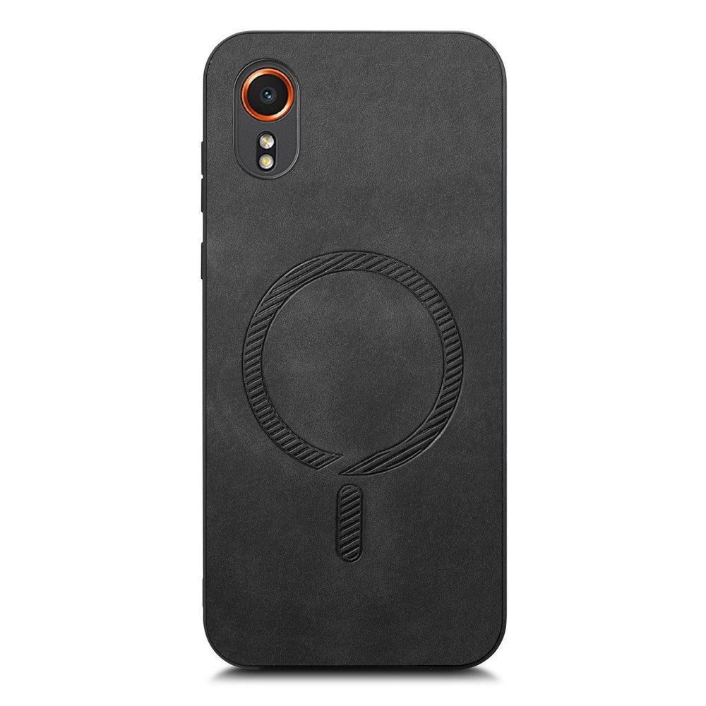 EIDERWOOD Samsung Galaxy Xcover 7 Kunstlæder Mobil Cover - MagSafe Kompatibel - Sort