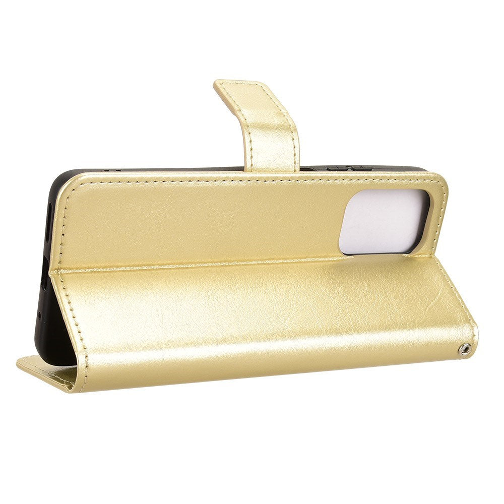 EIDERWOOD - Motorola Moto G05 / E15 - Kunstlæder Flip Cover m. Strop - Guld