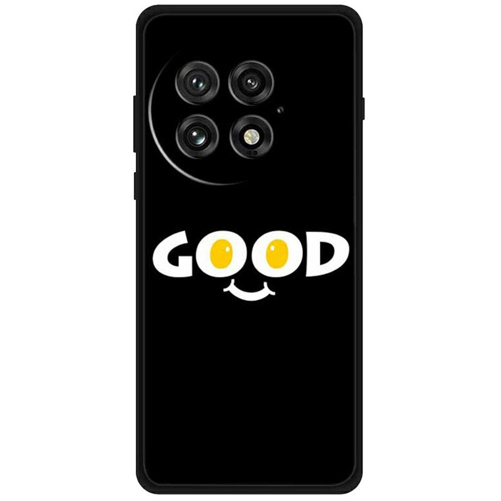 EIDERWOOD OnePlus 13 Fleksibelt Plastik Mobil Cover m. Motiv - Sort / "Good"
