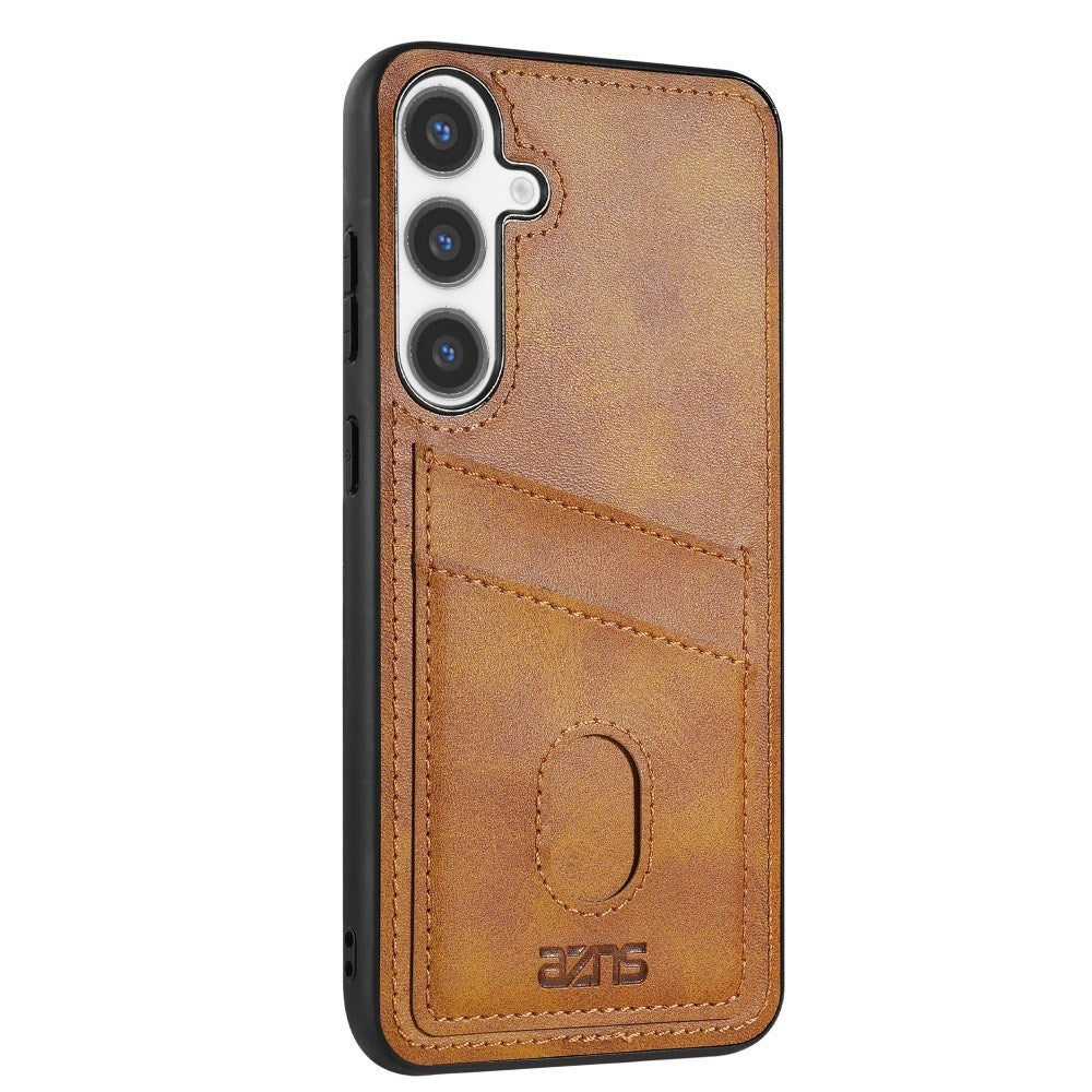 EIDERWOOD - Samsung Galaxy A56 (5G) - Kunstlæder Bagside Cover m. Kortholder - Brun