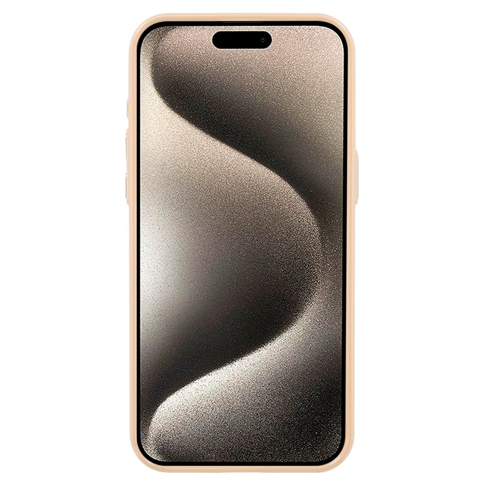 iPhone 15 Pro - EIDERWOOD Plastik Glitter Cover - MagSafe Kompatibel - Guld