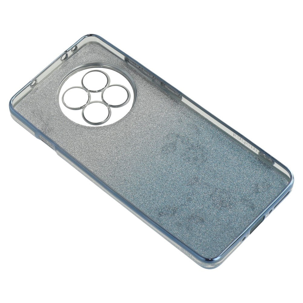 OnePlus 13R Fleksibelt Plastik Mobil Cover m. 2 x Lanyard - Blå