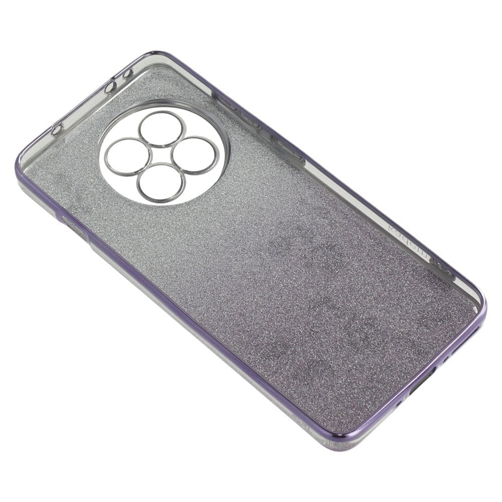 OnePlus 13R Fleksibelt Plastik Mobil Cover m. 2 x Lanyard - Lilla