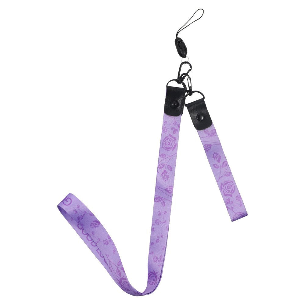 OnePlus 13R Fleksibelt Plastik Mobil Cover m. 2 x Lanyard - Lilla