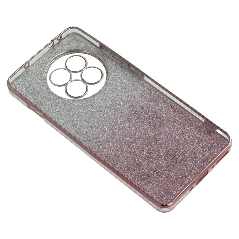 OnePlus 13R Fleksibelt Plastik Mobil Cover m. 2 x Lanyard - Lyserød