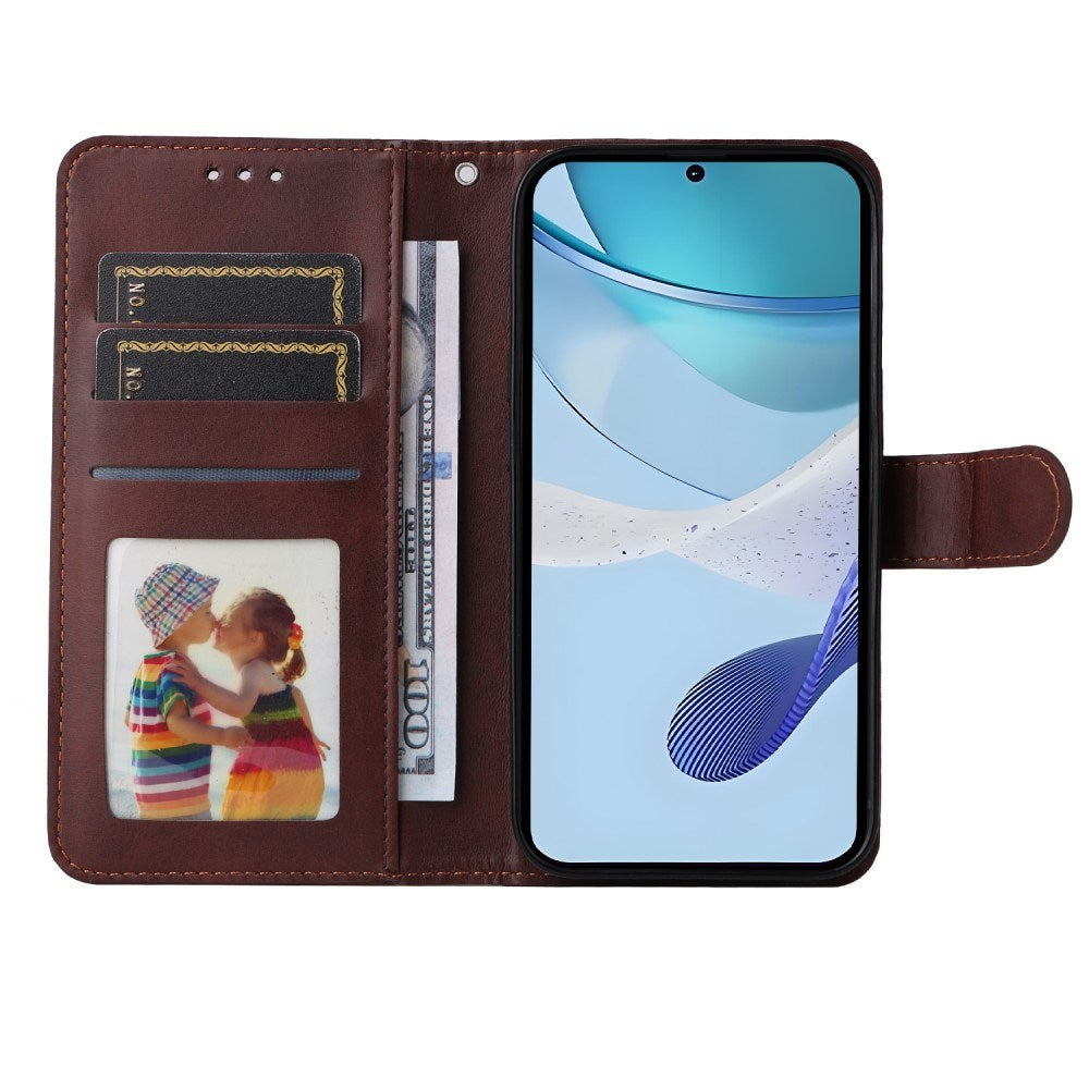 EIDERWOOD - Realme 14X (5G) / C75 Kunstlæder Flip Cover m. Strop - Brun