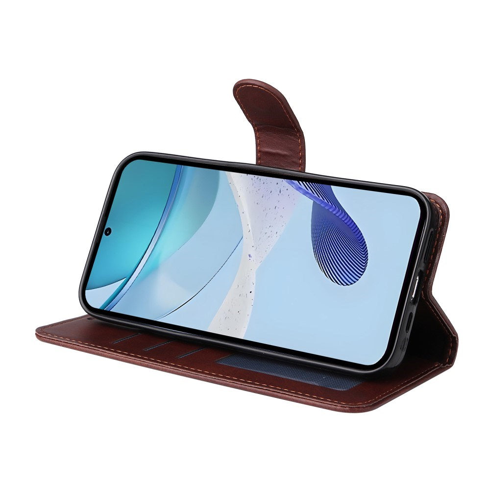 EIDERWOOD - Realme 14X (5G) / C75 Kunstlæder Flip Cover m. Strop - Brun