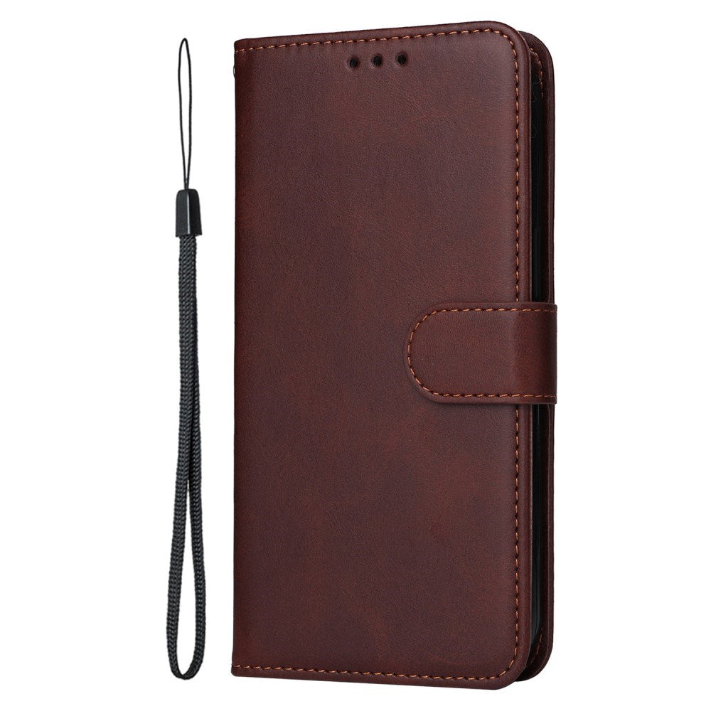 EIDERWOOD - Realme 14X (5G) / C75 Kunstlæder Flip Cover m. Strop - Brun