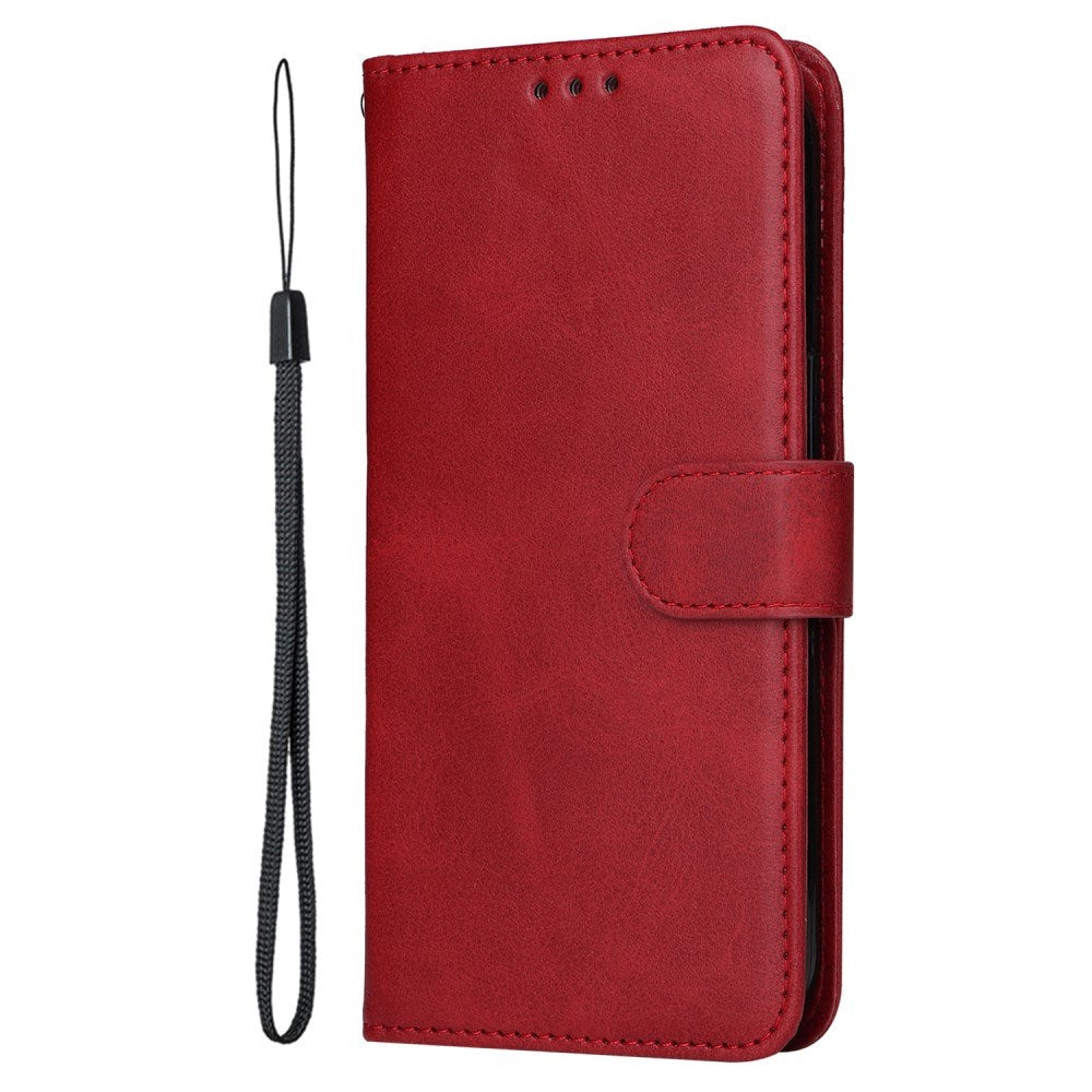 EIDERWOOD - Realme 14X (5G) / C75 Kunstlæder Flip Cover m. Strop - Rød