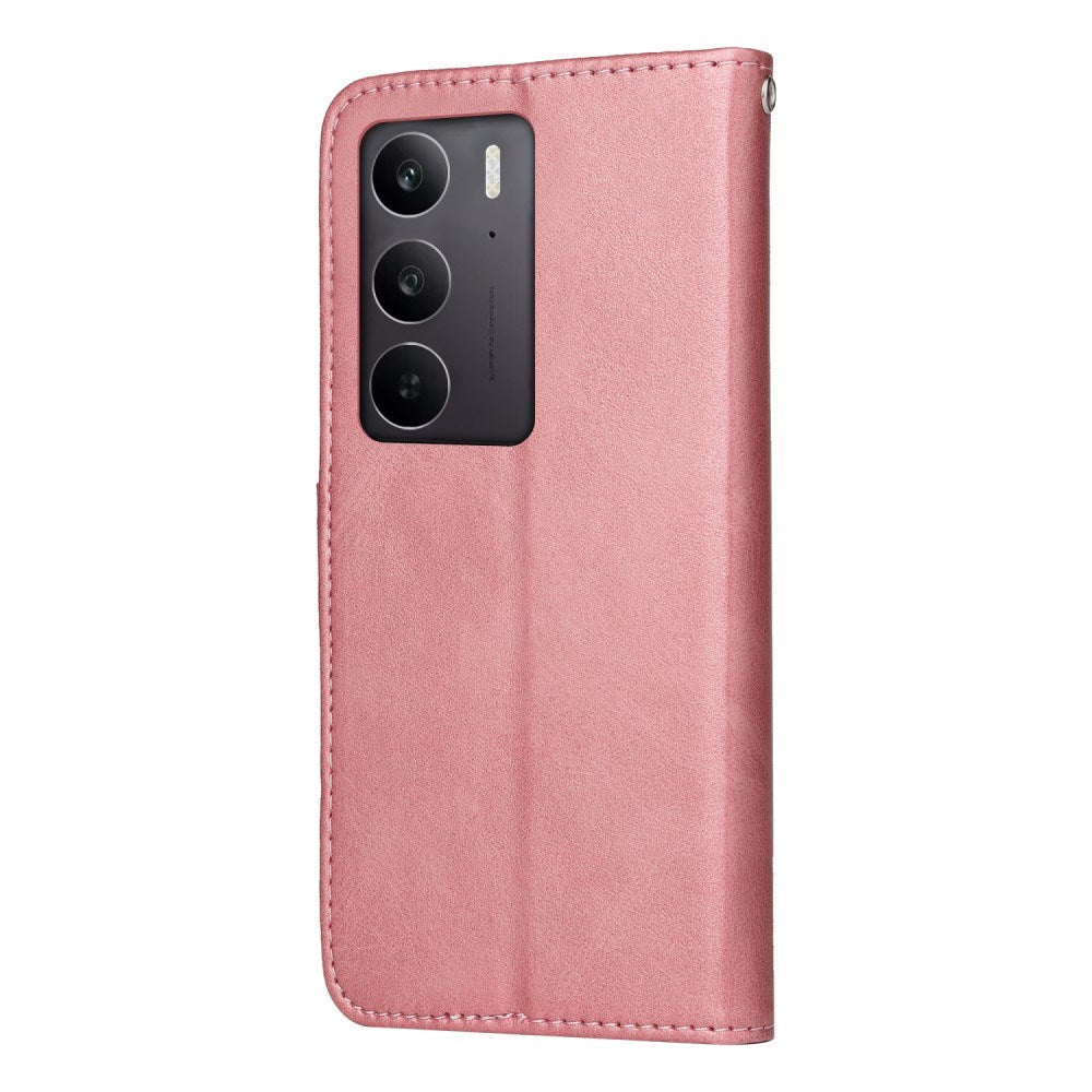 EIDERWOOD - Realme 14X (5G) / C75 Kunstlæder Flip Cover m. Strop - Lyserød