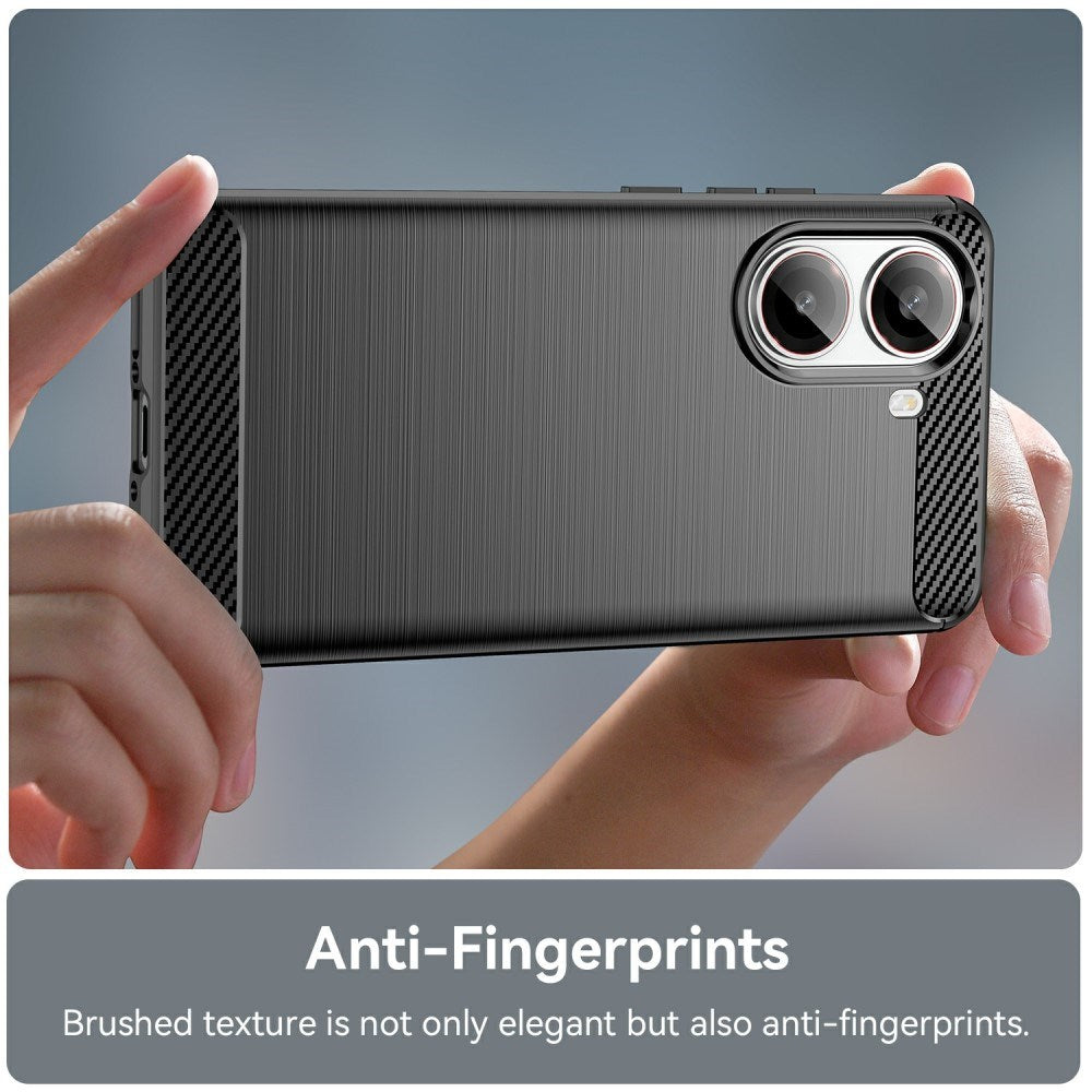 EIDERWOOD Xiaomi Poco X7 Pro Brushed Carbon Mobil Cover - Sort