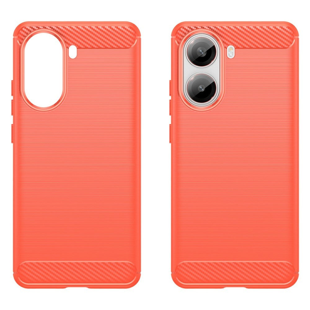 EIDERWOOD Xiaomi Poco X7 Pro Brushed Carbon Mobil Cover - Rød