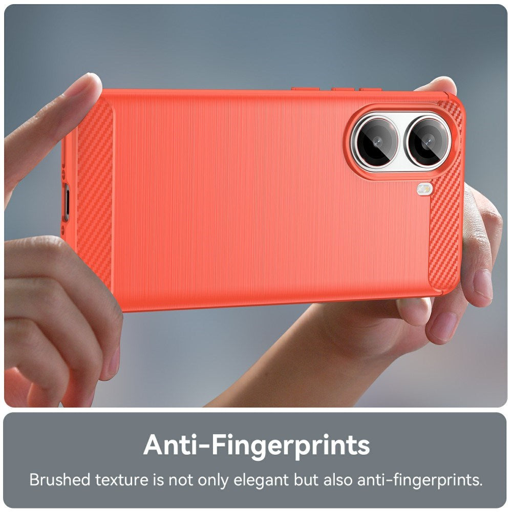 EIDERWOOD Xiaomi Poco X7 Pro Brushed Carbon Mobil Cover - Rød