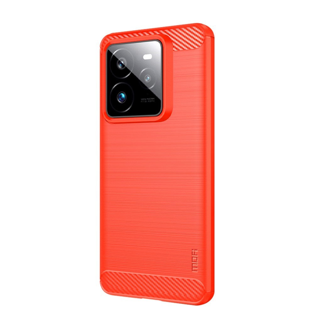 Realme GT 7 Pro (5G) Brushed Carbon Mobil Cover - Rød