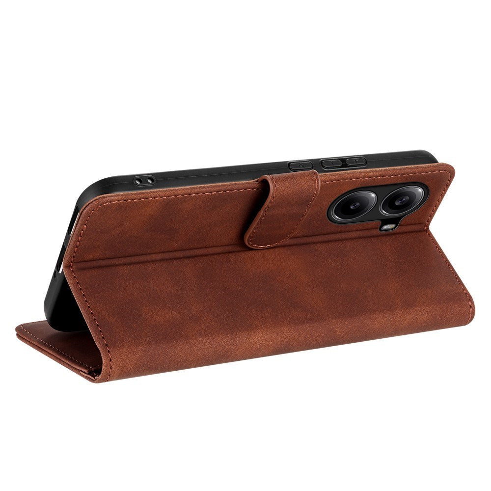 EIDERWOOD - Xiaomi Poco X7 Pro - Kunstlæder Flip Cover m. Kortholder & Ståfunktion - Brun
