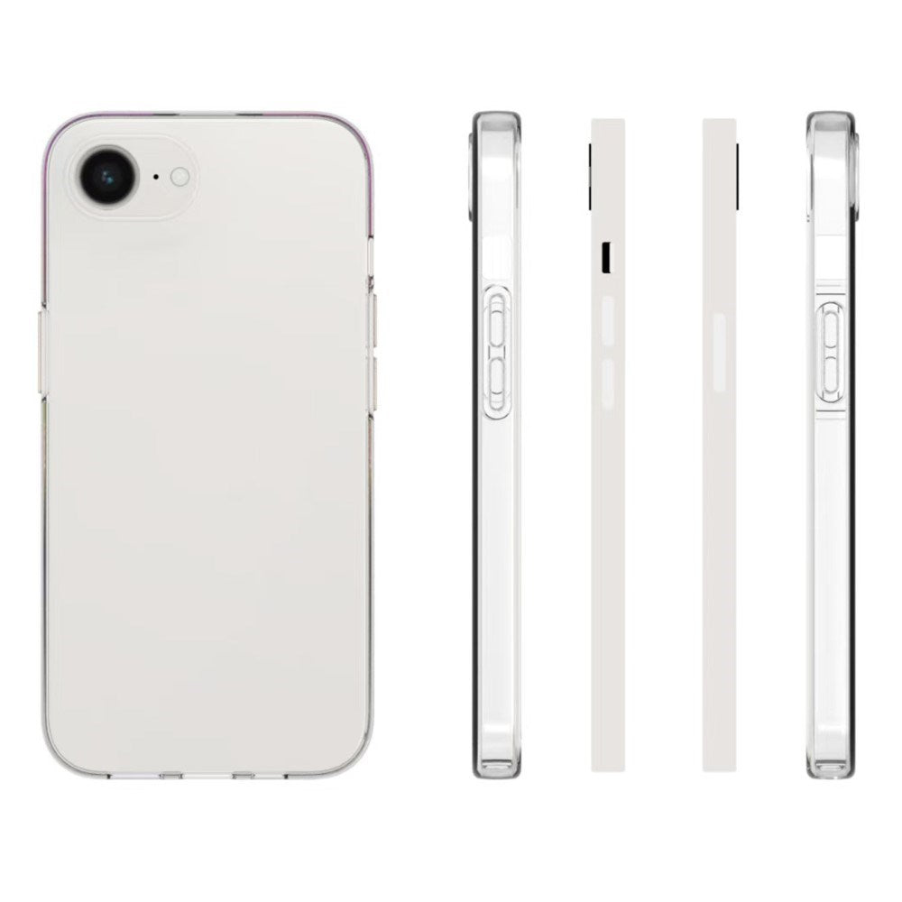 EIDERWOOD Fleksibelt Cover til iPhone 16e - Ekstra Beskyttelse & Slankt Design - Gennemsigtigt