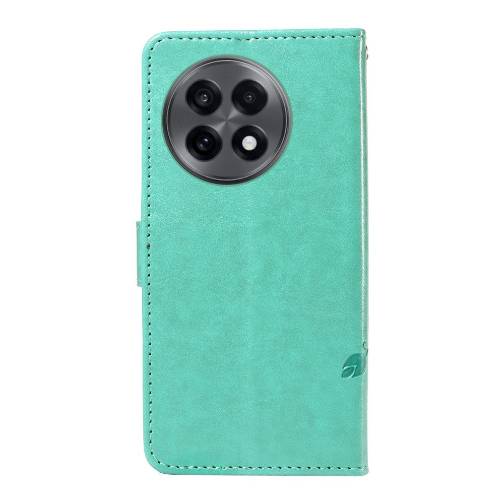 EIDERWOOD OnePlus 13R Flipcover m. Motiv - Kortholder & Ståfunktion - Grøn