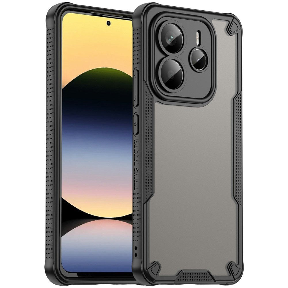 EIDERWOOD - Xiaomi Redmi Note 14 (5G) - Hybrid Plastik Bagside Cover - Sort