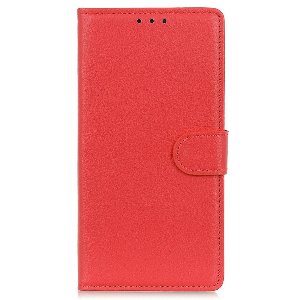 EIDERWOOD Xiaomi Poco X7 Pro Litchi Kunstlæder Flip Cover inkl. Pung - Rød