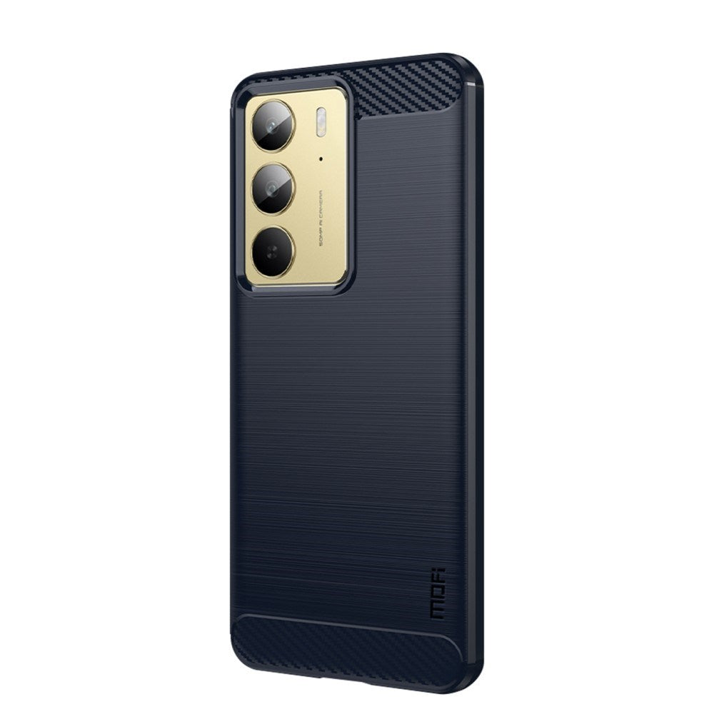 Realme 14X (5G) Brushed Carbon Mobil Cover - Blå