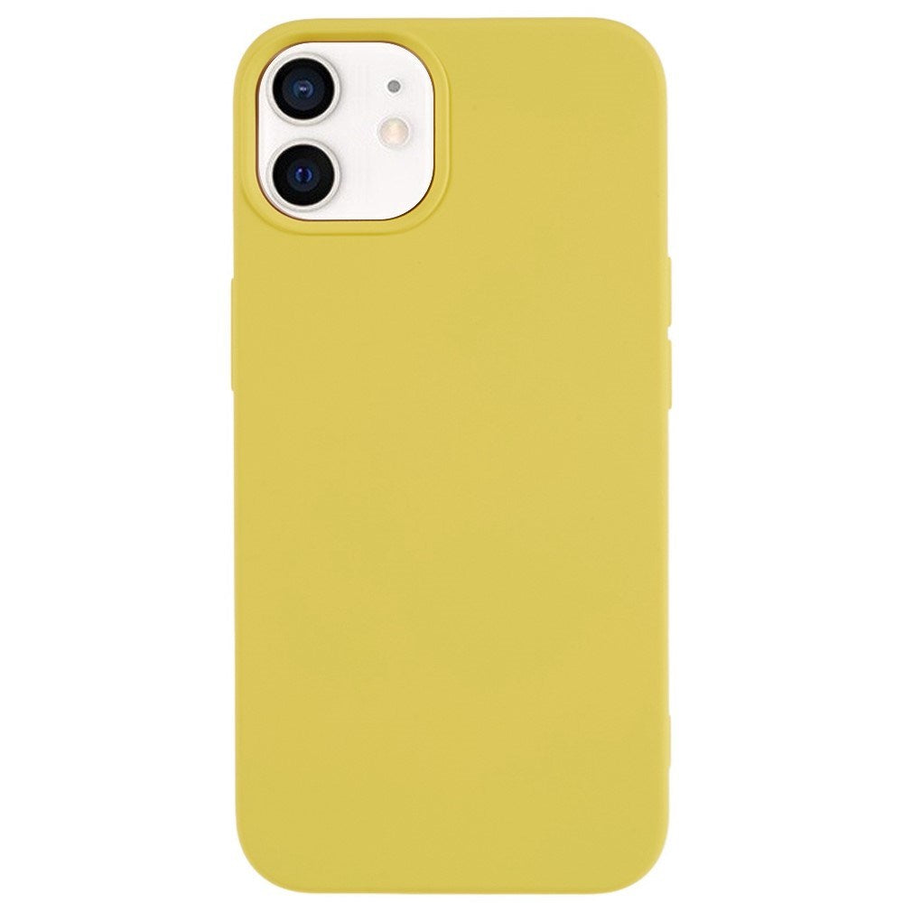 EIDERWOOD iPhone 12 Mini Fleksibelt Plast Mobil Cover - Gul